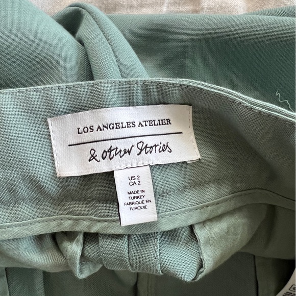 & Other Stories Pleated Trousers - Picture 2 of 6